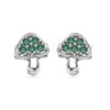 CUPENDA Mushroom Earrings 925 Sterling Silver Mushroom Cartilage Stud Earrings