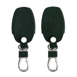 kwmobile kwmobile Autoschlssel Hlle kompatibel mit Renault Dacia 2-Tasten Autoschlssel - Nubuklederoptik - Kunstleder Schutzhlle Schlsselhlle Cover - Dunkelgrn