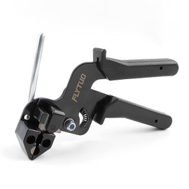 Flytuo Stainless Steel Cable Tie Gun: Metal Zip Tie Tightener, Tensioning and Cutting Tool for Heavy-Duty Stainless Steel Cable Ties, Ideal for Secure Fastening