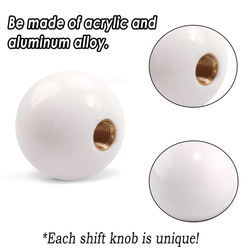 YIUIY Round Ball Shift Knob Universal Gear Shift Knob 5