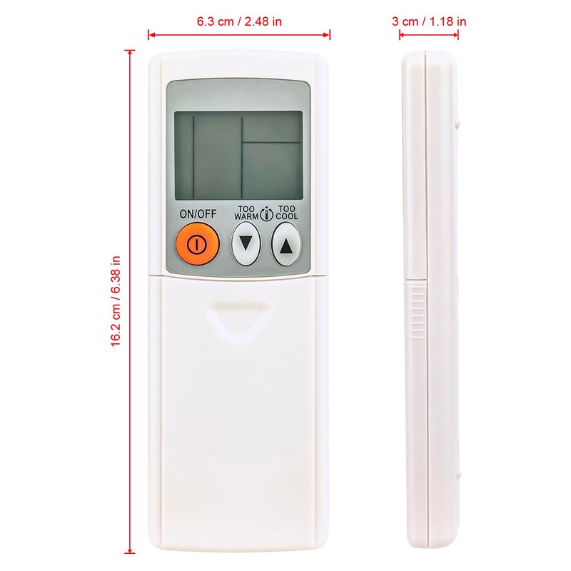 AULCMEET KM15E New Replacement Remote Control Compatible with Mitsubishi Electric