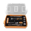 DNA MOTORING Home Repair Tool Set, Magnetic Screwdriver Socket Set,