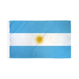 Trade Winds 3x5 Argentina Country Premium 210D 3'x5' Knitted Poly Nylon Dura Flag Banner (FI) Fade Resistant Premium