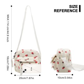 Long Keeper Cute Small Shoulder Bag for Women Girls Crossbody Handbag Corduroy Satchel Cross Body Bag Sling Casual Lightweight Side Bag for Travel Daily (White)