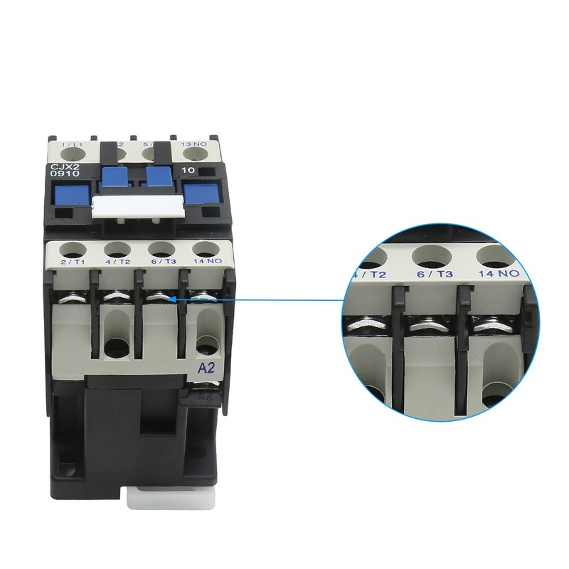 LDEXIN AC Contactor CJX2-0910 Coil 220V 9A 50/60Hz 3 Phase