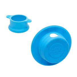 Jokari Tub Shield™ Bathtub Overflow Drain Cover - Deep Soak Spa Bath Accessory with Strong Suction Cups, Safety Faucet Bumper, Universal Fit for Luxury Soaking
