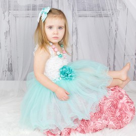 My Lello Red Little Girls Tutu 3-Layer Ruffle Edge (4 mo - 3T)