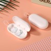 2 Pcs Earplug Cases, Small Ear Plug Holder Cases Portable
