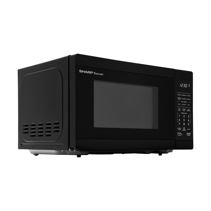SHARP Compact Countertop Microwave Oven with Removable 10" Carousel Turntable,