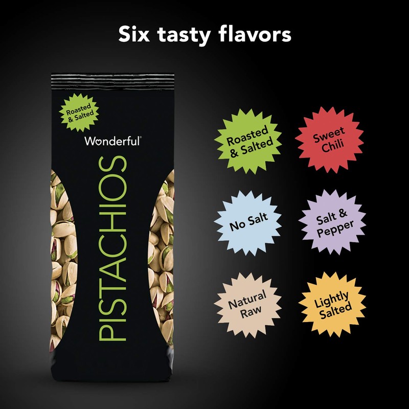 Wonderful Pistachios, Roasted and Salted, 24 Ounce Bag