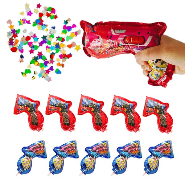 nalaina Inflatable Confetti (Set of 10) Wedding Confetti Wedding Party Event Birthday Flower Shower Celebration Shower Christmas Proposal with Confetti Performing Graduation Anniversary Confetti (Random Color of Outer Box)