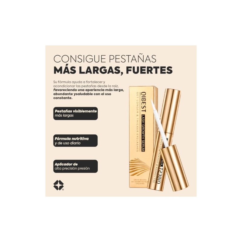 Sérum de Pestañas – Suero Fortalecedor para Crecimiento Natural, Flash