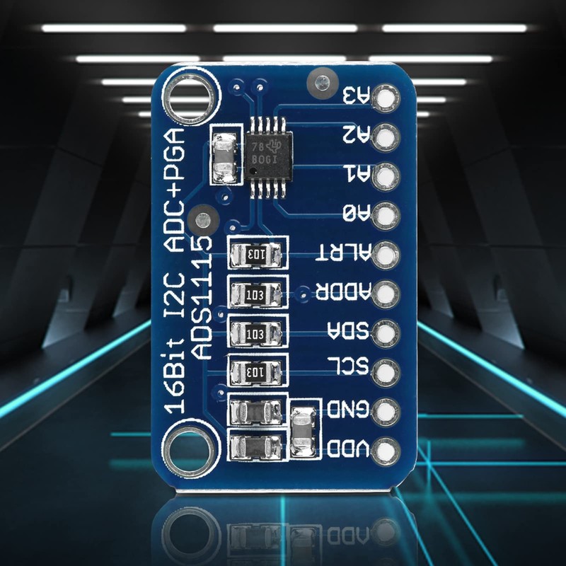 ADC Module, 16-Bit I2C 4-Channel Development Board, Analog to Digital