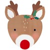 8 Piece Reindeer Shaped Coasters and Placemats Festive Christmas Tableware