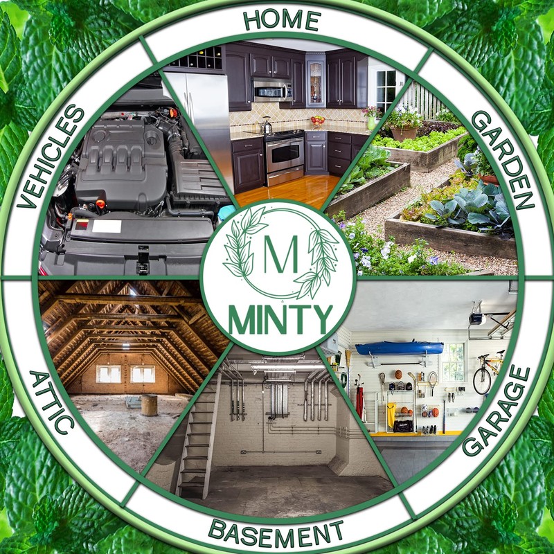 Minty Rodent Repellent, Natural 5% Peppermint Oil Spray for Mice,
