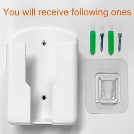 Replacement Remote Control Wall Holder for TOTO Washlet Toilets and Bidets THU6210 MS922CUMFG G450 TCF894CG TCF895CG SW3046#01 SW3046 S500E TCF896CG TCF897CG WASHLET RG TCF34270GEU (Second Generation)