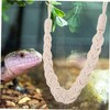 Sosoport Crab Climbing Toys Reptile Rope Ladder and Habitat Decor