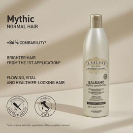 Il Salone Milano Professional Mythic Conditioner - Detangling Conditioner Formulated with Olive Oil + Orange Extract for Increased Shine and Manageability - Salon-Quality Hair Care (1000 ml)