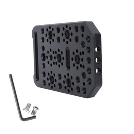 NICEYRIG Multi-Purpose Cheese Plate with ARRI & 1/4’’ Locating Pin Hole, Compatible with Sony FX3/FX30, BMPCC 6K Pro 109mmx69mm Universal Cinema Camera Top Plate - 590