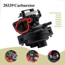 Wzytshun 20339 carburetor with Air Filter for 163cc Toro 22" Recycler Mower Model 20339 for Toro 21465 and 7.25 163cc Compatible with B&S Engine