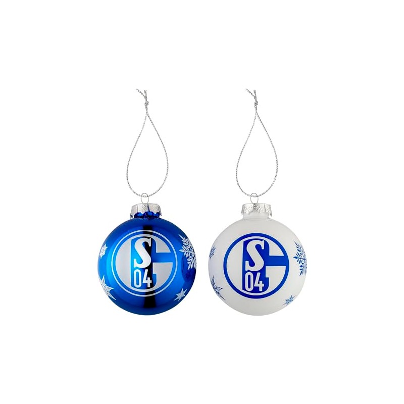 FC Schalke 04 Christmas Baubles Set of 4