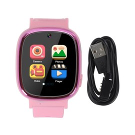 Kids Smart Watch 24 Games Camera Music Alarm Flashlight Video Fun Educational HD Touch Screen Smart Watch for Boys Girls Purple