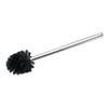 WENKO Shiny Toilet Brush with Handle, Silver, 8 cm