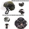 Tactical MICH 2000 Fast Helmet with Clear Riot Visor Face
