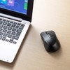 Sanwa Supply Bluetooth 5.0 Mouse, Silent, Blue LED, 5 Buttons,