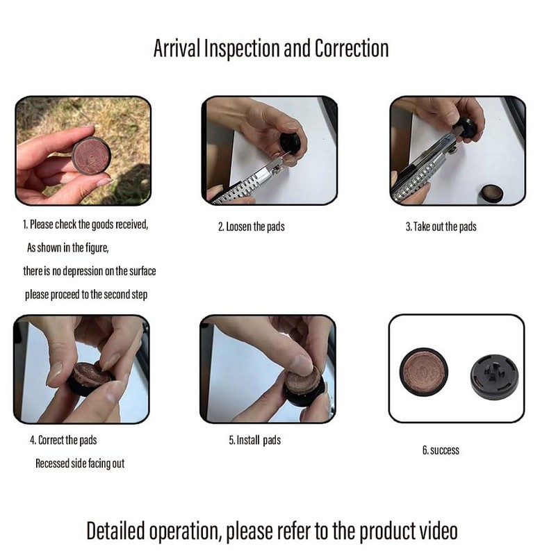 Friction Pad Set Stabilizer Coupling Auto Parts Compatible with BPW