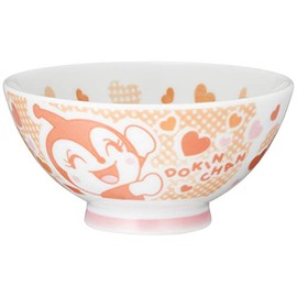 Anpanman 079531 Dokin-chan Rice Bowl, Diameter 4.3 inches (11 cm), Children's Dishes, Orange