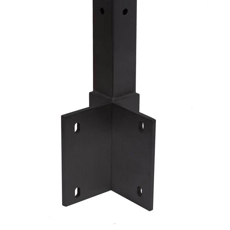 Senmit Cable Railing Corner Post Fascia Mount-Stainless Steel Square Weldless