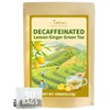 TeeLux Lemon Ginger Decaf Green Tea, Smooth Decaffeinated Green Tea