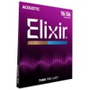Elixir, Cuerdas para guitarra acústica, bronce 80/20, POLYWEB, 6 cuerdas
