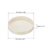 PATIKIL 4.5" PVC Pipe End Cap Fitting, 2 Pack Furniture
