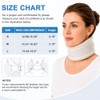 Neck Brace with Detachable Support Strips, Adjustable Neck Support