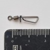 FISHIN ADDICT Snap Link Fishing Swivels, Barrel Interlock Clip Black