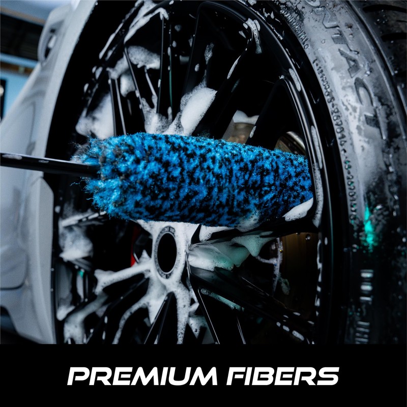 VIKING Wheel Barrel Brush, Cleaning Brush for Wheels and Car