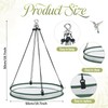 FoldTier 2 Pieces Universal Wild Bird Seed Catcher Hanging Hoop