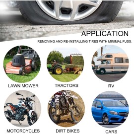 Unbranded Steel Tire Spoon Lever Iron Kit Professional Motorcycle Tire Changing Tool US ·