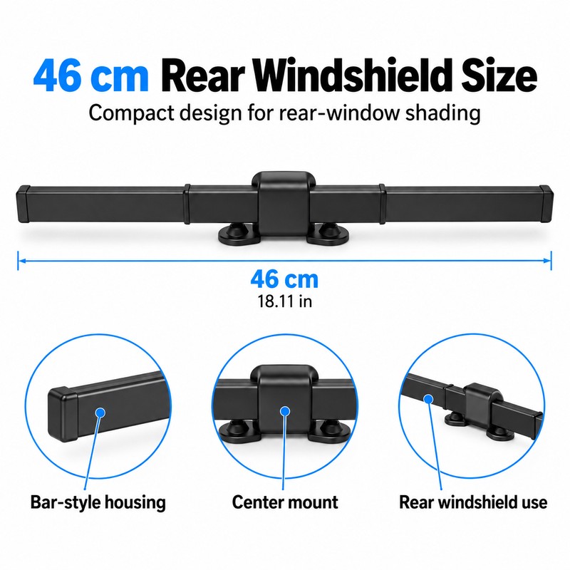 Retractable Car Windshield Sunshade for Parking – Polyester UV Block