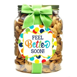 Nam's Bits Chocolate Chip Cookies - Feel Better Soon Half Gallon Jar - PDFBS