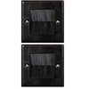 electrosmart Black Single Gang Brush Strip Wallplate/Wall Plate/Faceplate Cable Tidy