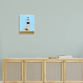 Stupell Industries Lighthouse Daytime Blue Sky Rural Grass Scene, Design by Jacob Green