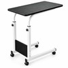 Rolling Overbed Table for Bed & Couch – Height Adjustable