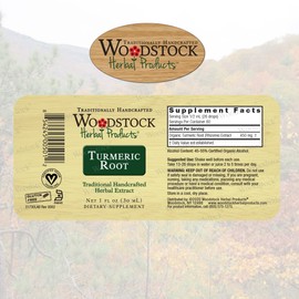 WOODSTOCK HERBAL PRODUCTS Turmeric Root, 1 OZ