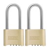 Master Lock Brass Combination Lock, Gate Lock for Outdoor Fence