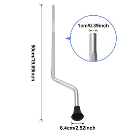 Nishiyuenyi 3Pcs Tom Leg for Drum Percussion Instrument Parts Replacement Parts DIY, Drum Fitting Drum Support Leg Floor Tom Leg Bracket Feet Anti-Slip