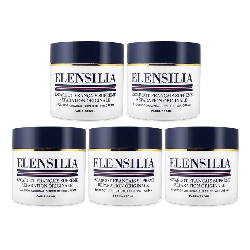 Ellencilla 엘렌실라 슈퍼달팽이크림 50g 에스카르고 탄력 주름 개선 5개 So