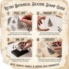 25PCS Plant Clear Rubber Stamp, Vintage Leaf Stamps for Card